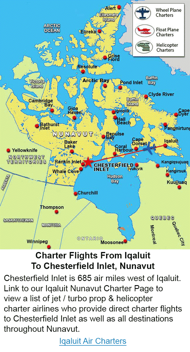 Chesterfield Inlet Map